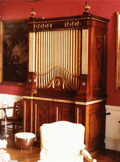 Kedleston Hall Derbyshire Restoration Of 1740s Chamber Organ Goetze