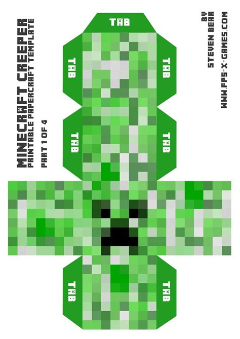 Bonecos De Papel Minecraft Para Imprimir Free Download Wallpaper