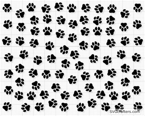 Digital Art And Collectibles Paw Print Svg Dog Paw Print Svg Dog Paw Svg