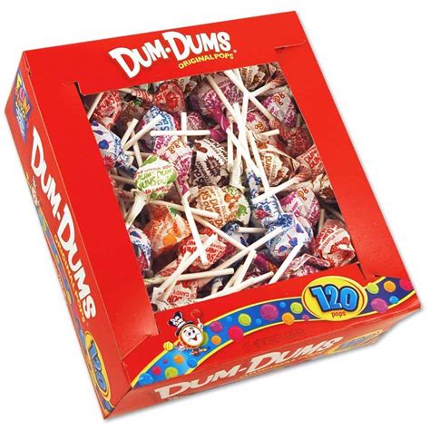 Dum Dums 120 Ct Box Dum Dums Popular Candy Classic Candy