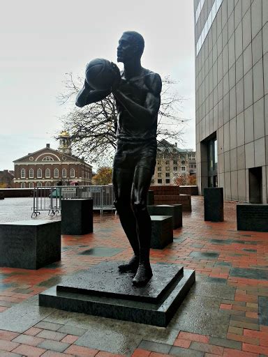 Bill Russell Statue Portal In Boston Massachusetts United States