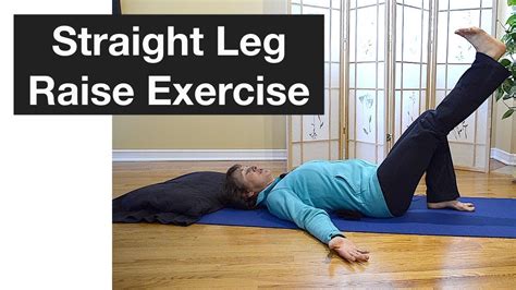 How To Do The Straight Leg Raise Exercise Properly