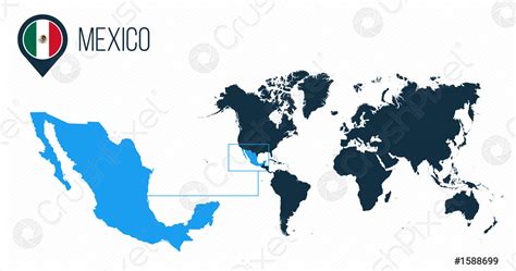 Mexico In World Map