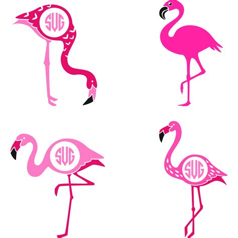 Flamingo Bundle Svg Karimoos