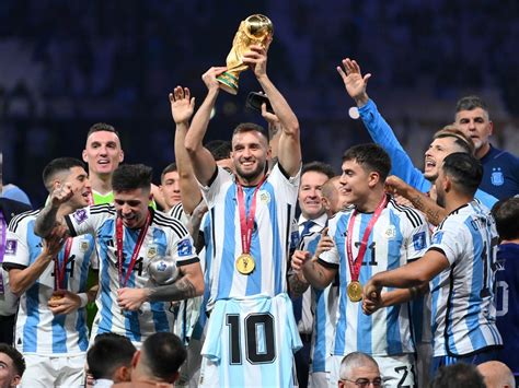 Argentina Pay Tribute To Diego Maradona During World Cup Trophy
