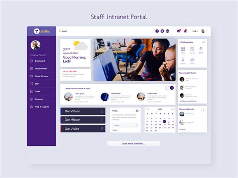 Intranet Portal Designs Themes Templates And Downloadable Graphic