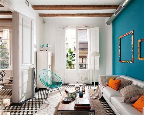 Barcelona Style Retro Modern Interior Design Project By