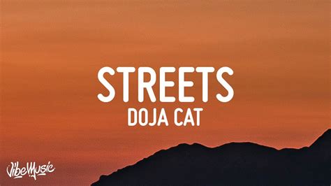 Doja Cat Streets Lyrics Youtube