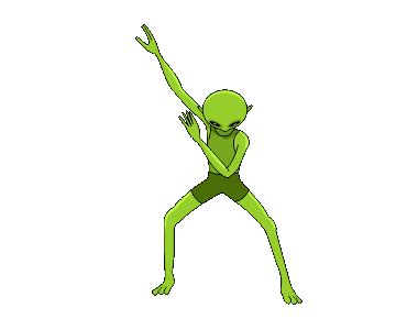 The animation elements were initially defined in the smil animation specification; Library of alien dancing animation vector transparent ...