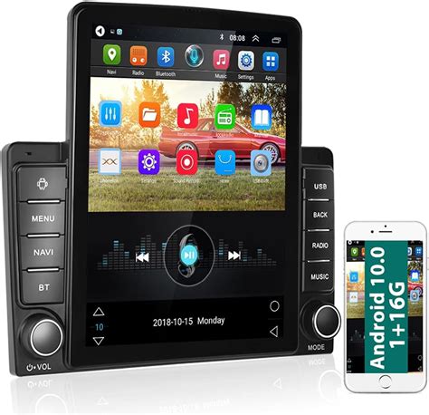 Podofo Double Din Android Car Stereo 95 Inch Vertical