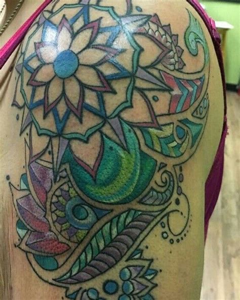 Mandala Tattoo Upper Arm