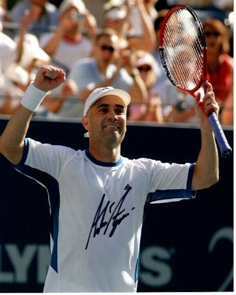 Andre Agassi Signed Autographed 8x10 Tennis Photo Etsy