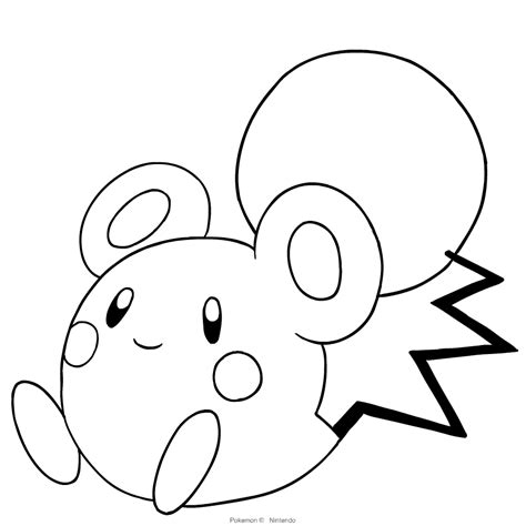 Azurill Pokemon Coloring Pages
