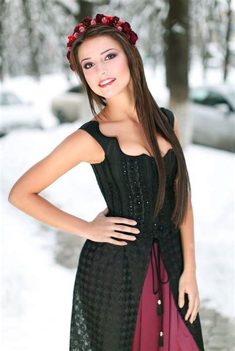 Ukrainian Beauty Folk Fashion Ekaterina Raskova Ukraine Miss Planet