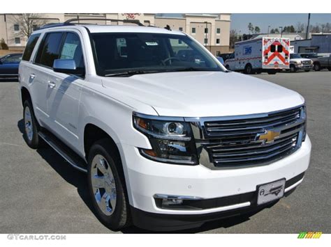 2015 Summit White Chevrolet Tahoe Ltz 4wd 91005975