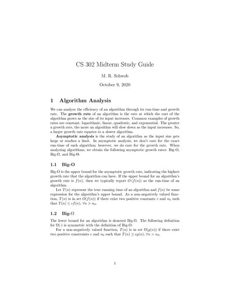 Data Structures Midterm Study Guide Docsity