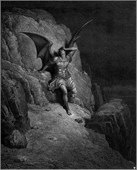 La Chute Du Lucifer John Milton Lost Paradise By Gustave Doré