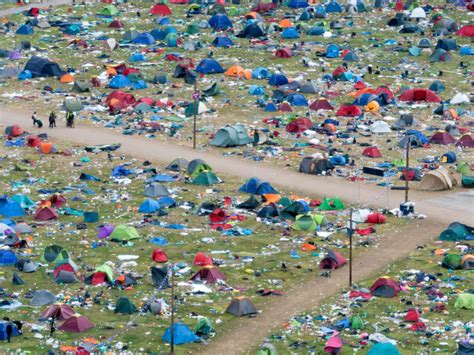 Watch Drone Footage Shows Wasteland Of Abandoned Tents And Rubbish Left After Reading Festival