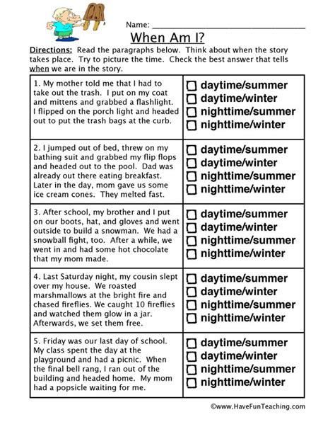 Inference Worksheets • Have Fun Teaching | Homework worksheets, Reading