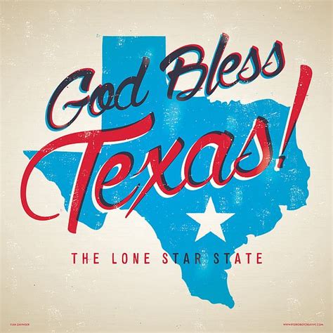 God Bless Texas By Jim Zahniser In 2021 Texas Poster Texas Wall Art Texas Art
