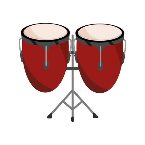 Congas Tambores Percusión Instrumento Musical Aislado Icono