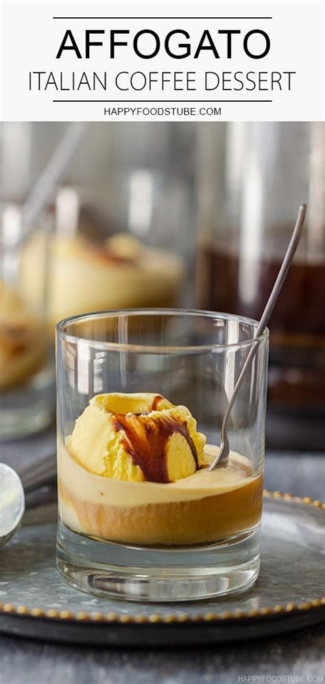 affogato italian coffee dessert recipe