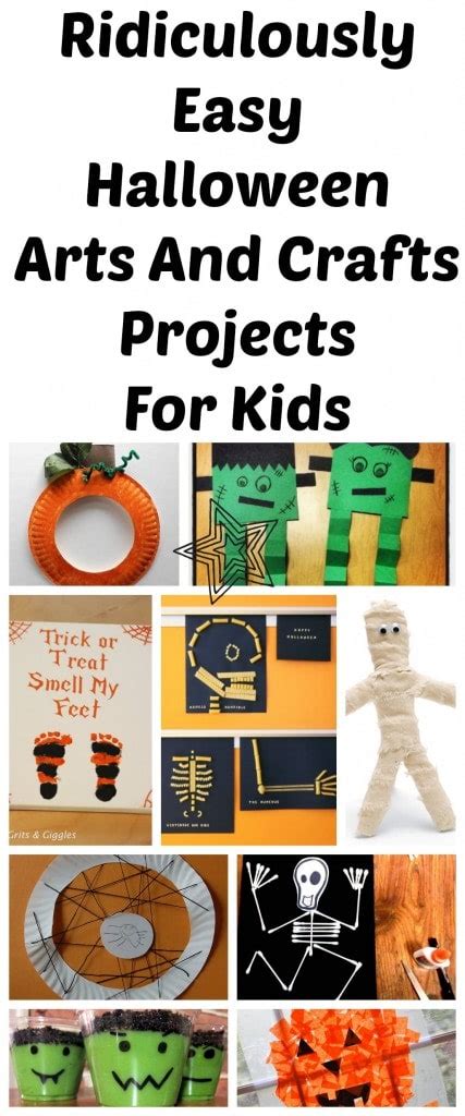 10 Ridiculously Easy Halloween Arts And Crafts Projects To
