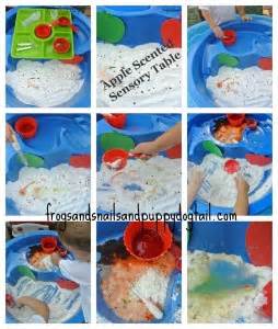 Apple Scented Sensory Play- Fall Sensory Table - FSPDT