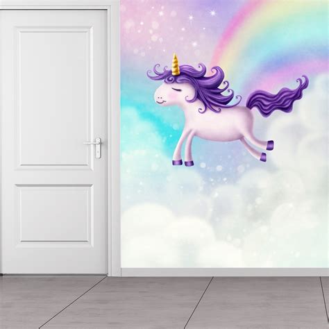41 Unicorn Mural Background In Wallpaper