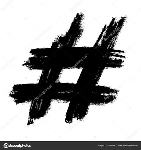 Hashtag Symbol Cross Plus Logo Sign Icon Template Design Element