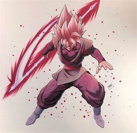 A Drawing Of Gohan From Dragon Ball Super Broly With Blood Splatters