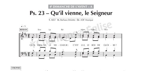 Chantons En Eglise Psaume Quil Vienne Le Seigneur E Dim Hot Sex Hot Sex Picture