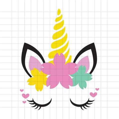 Using the template cut the ear shapes out of white fondant. Unicorn Birthday Kit unicorn cutout DIY SVG and PDF | Etsy