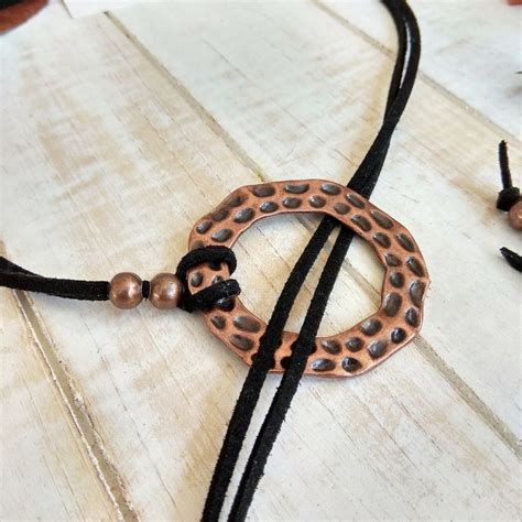Suede Lariat Necklace Black Suede Choker Leather Wrap Etsy