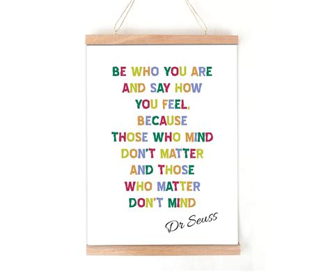 Dr Seuss Quote Print Nursery Wall Art Cat In The Hat Dr Seuss Etsy