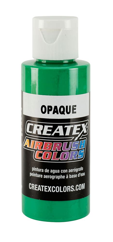 Createx Airbrush Colors Opaque Light Green 2 Oz Anest Iwata Medea Inc