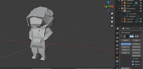 Modeling Multiresolution Modifier Split Face In Half Blender Stack