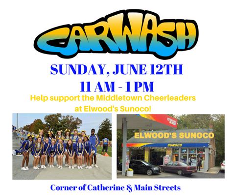 Facebook Post Advertising Our Cheerleaders Car Wash Booster Clubs