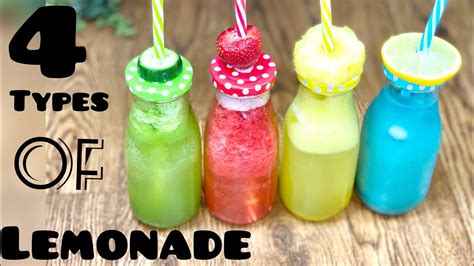 4 Types Of Lemonade Recipeshow To Make Healthy Lemonadebest Summer