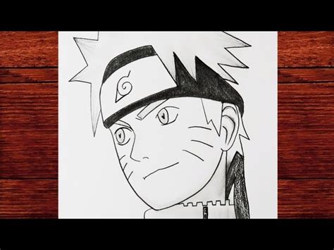Anime Çizimi Kolay Karakalem Naruto Çizimi Kolay How To Draw Naruto