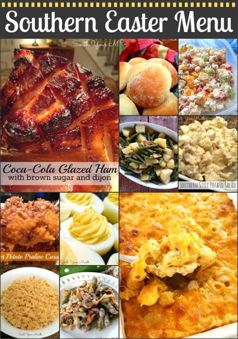 All entrees are served with 2 sides and corn bread. Southern Easter Dinner Recipes (South Your Mouth) | Easter ...
