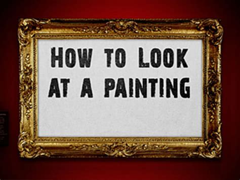 How To Look At A Painting Series Television Nz On Screen