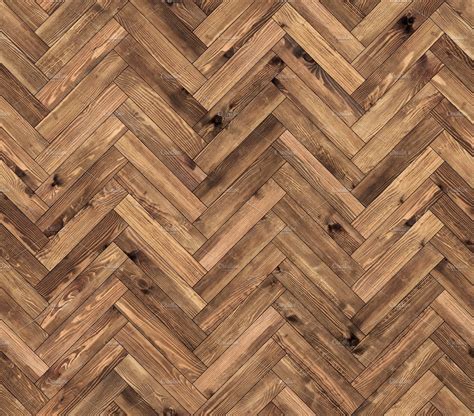 Herringbone Natural Parquet Seamless Floor Texture ~ Abstract Photos