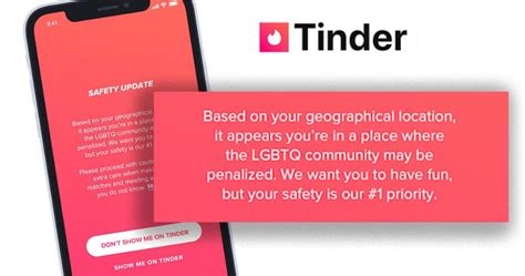 Tinder Launches Safety Feature To Warn Lgbtq Users When They Are In Countries With