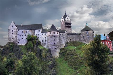 Loket Castle Czech Republic Stock Image Image Of Czech Travel 90117221