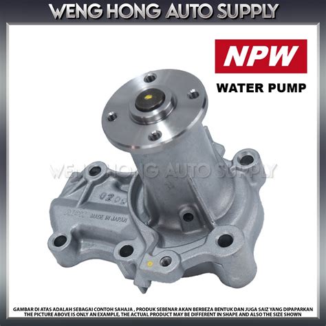 Proton Waja Engine Water Pump Npw Made In Japan 16 Mmc 4g18 Shopee Malaysia