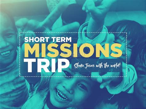 Church Missions Trip Powerpoint Template Clover Media