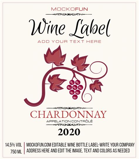Free Print Your Own Custom Wine Labels Diy Wine Bottle Labels Wine My Xxx Hot Girl