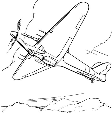 Carefully draw the propeller in front of the plane, make the lines clean and smooth. Ww2 Airplane Drawing at GetDrawings | Free download