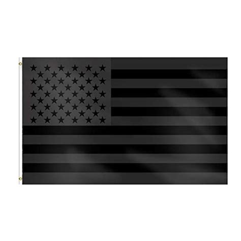 Wgoup All Black American Flag 3x5 Ft Us Flag Heavy Duty Usa Flags For